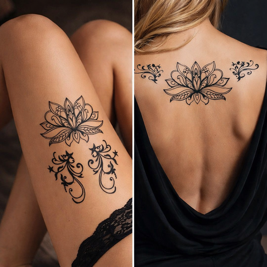 Mandala e fiori – set – Semipermanente