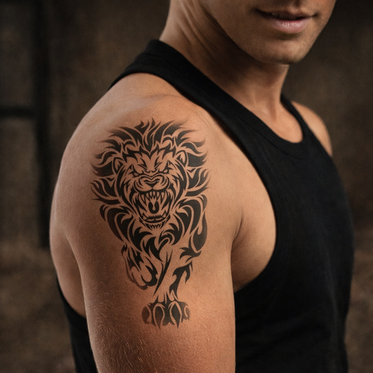 Leone tribale – Semipermanente