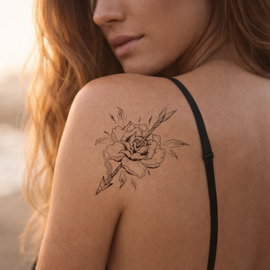 Fiore con freccia – Semipermanente