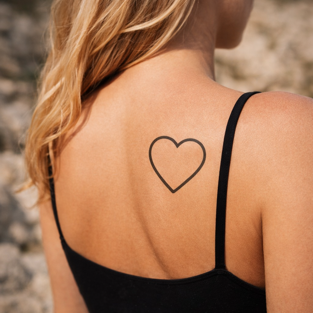 Cuore minimalista – Semipermanente