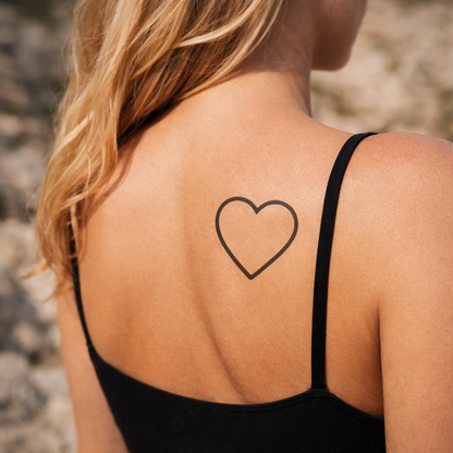 Cuore minimalista – Semipermanente